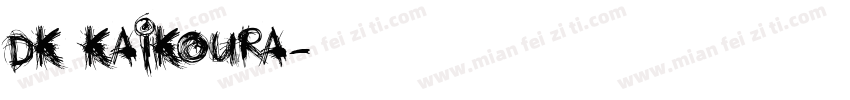DK Kaikoura字体转换